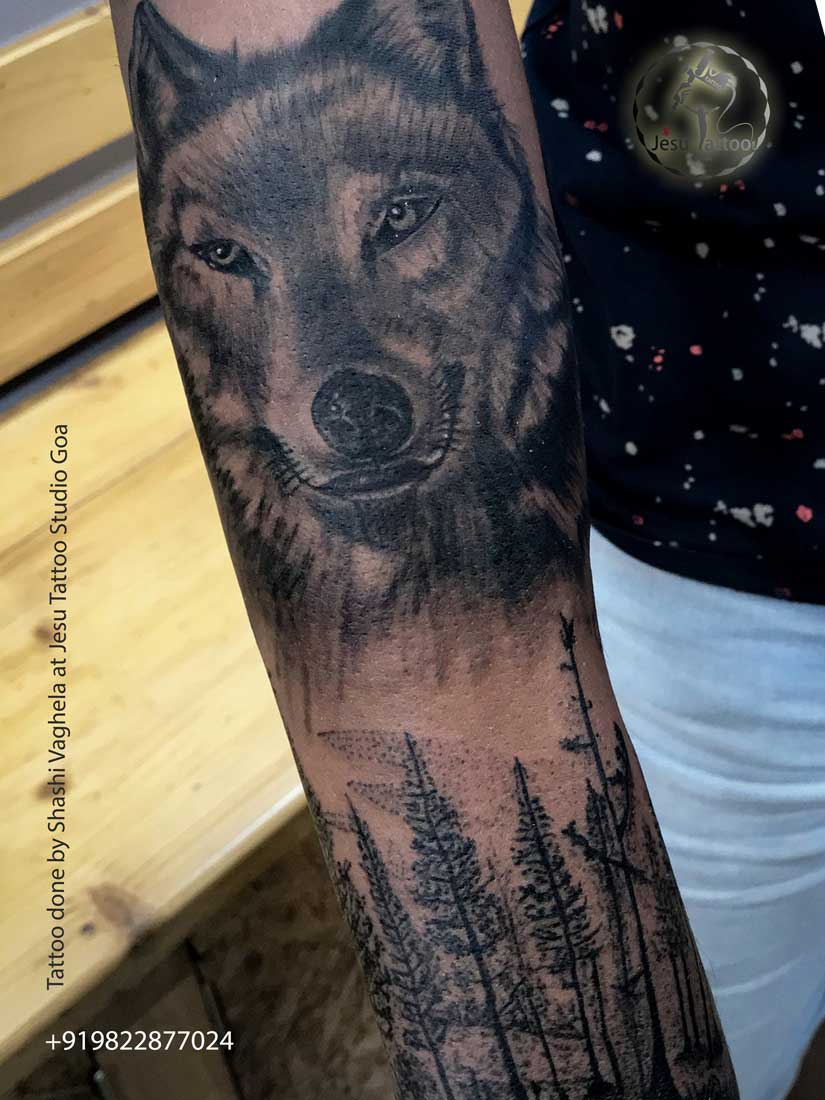 Wonderful Wolf Tattoo for Mens in 2021 - Jesu Tattoo Studio
