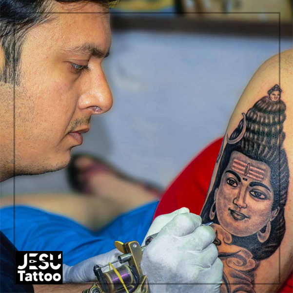 Moksha Tattoo Studio - Lord Shiva Tattoo by Mukesh Waghela Best Tattoo  Artist in Goa, India. As we know now, Shiva is the supreme of all the gods  that are present in